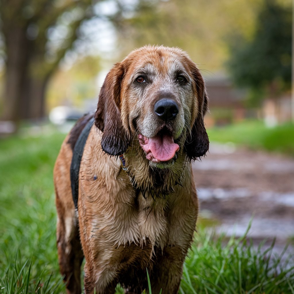 Bloodhound dog